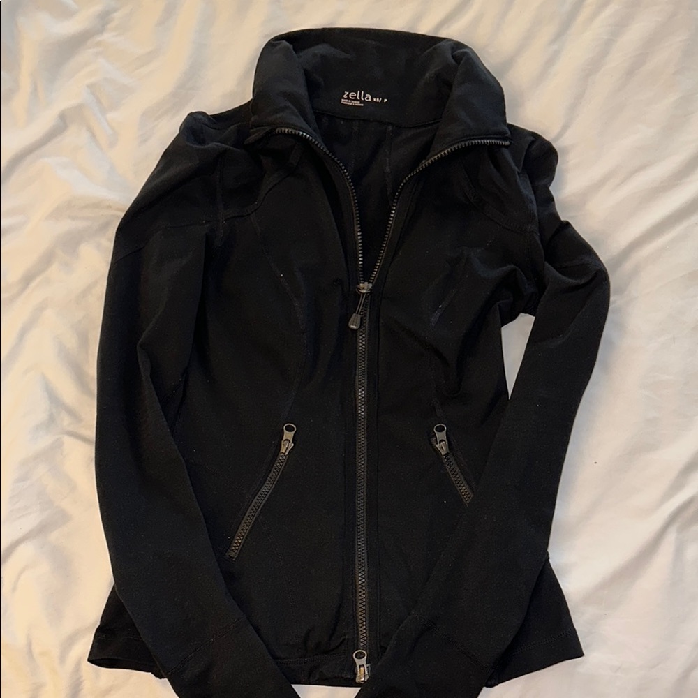 Zella Black Zip-Up Jacket